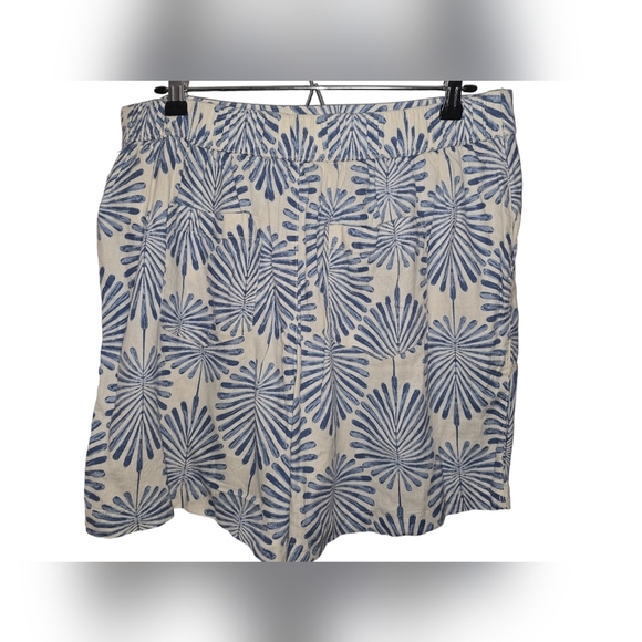 Joie Linen Blend Palm Print Shorts, Size XL - Picture 4 of 7